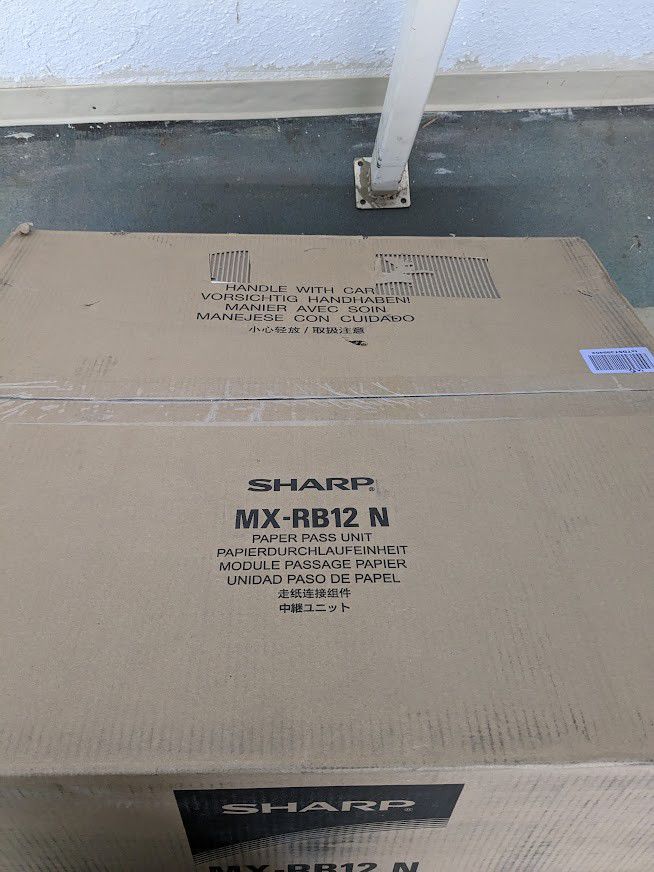 Sharp MX-RB12 Paper Pass Unit, Tray for Printers MX-6500N/7500N