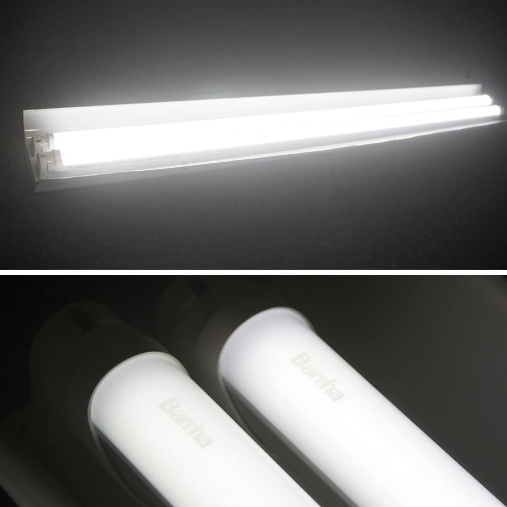 Barrina T8 T10 T12 LED Tube Lights, Dual-End Powered, Remove Ballast, Type B Bulbs, 8FT, FA8, 44W, 6500K Super Bright, 5500LM, LED Replacement for Fluorescent Tubes, Clear Cover, 4 Pack