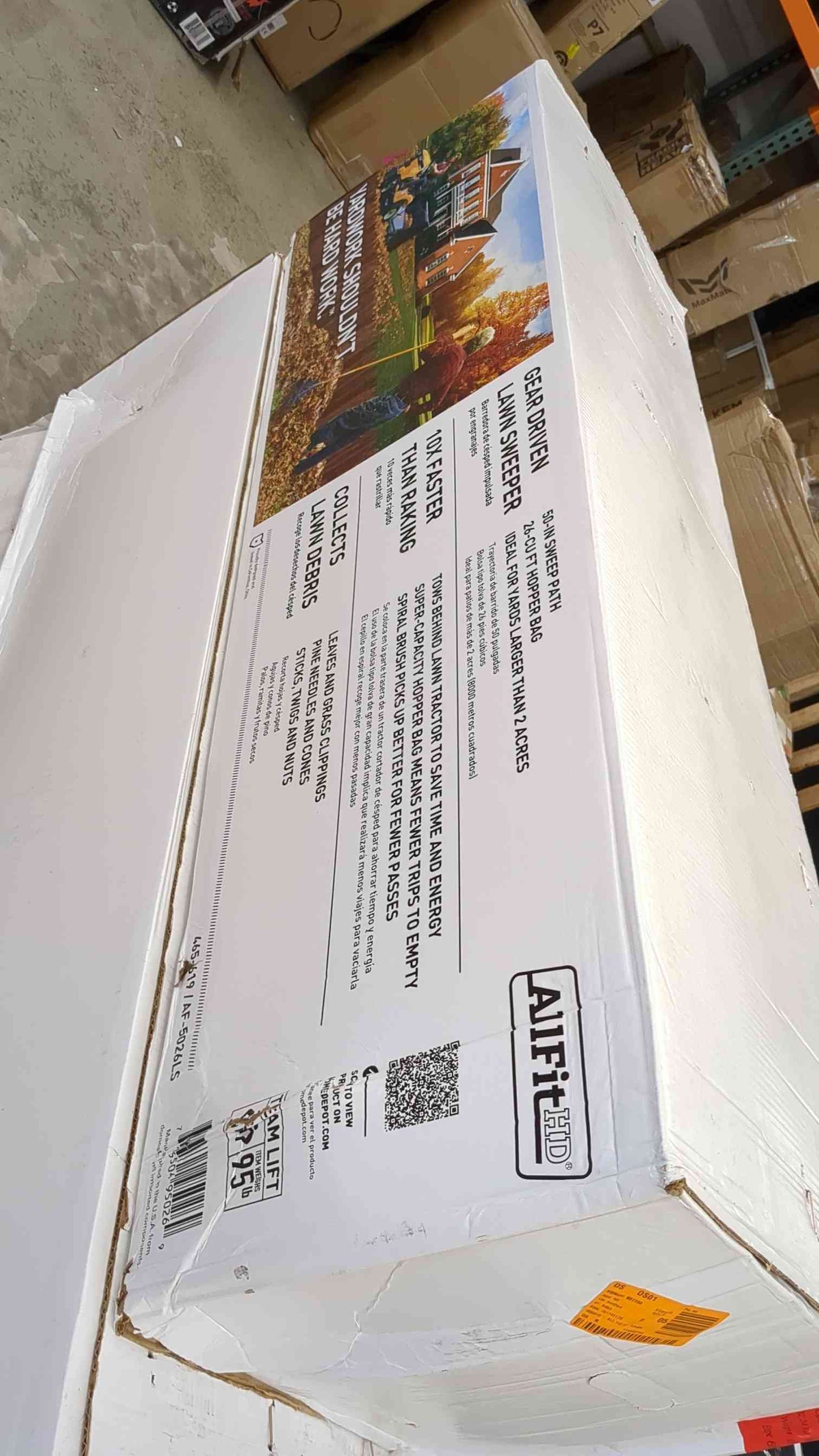 50 in. 26 cu. ft. Riding Mower/Tractor Attachment