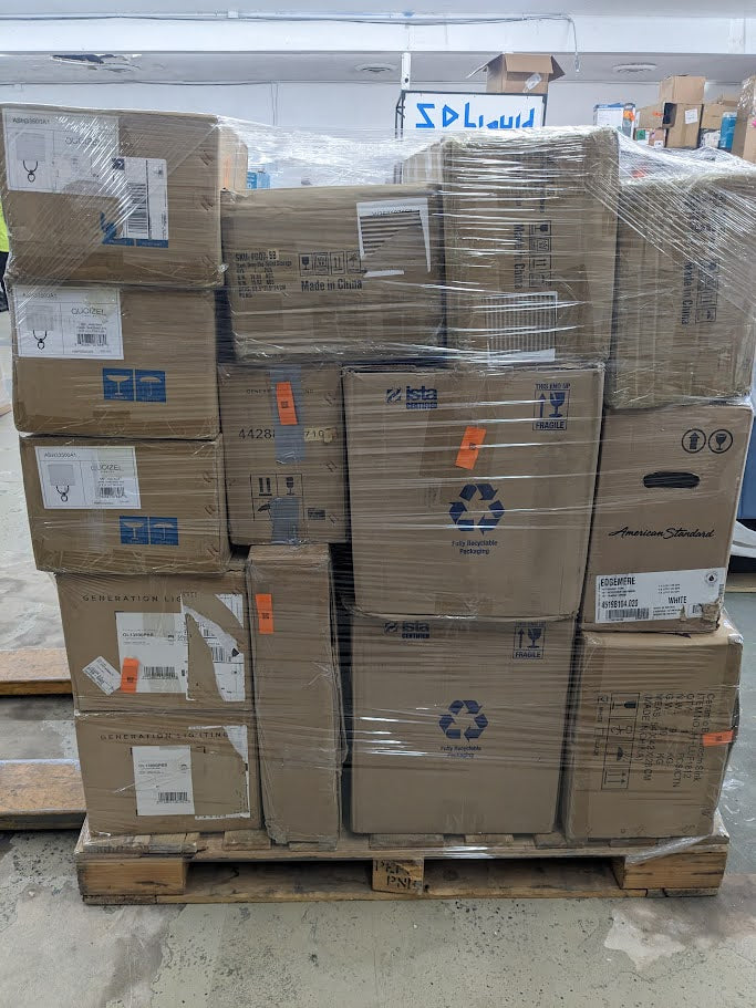 Pallet Sales - Home Depot Bathroom and Lighting Fixtures