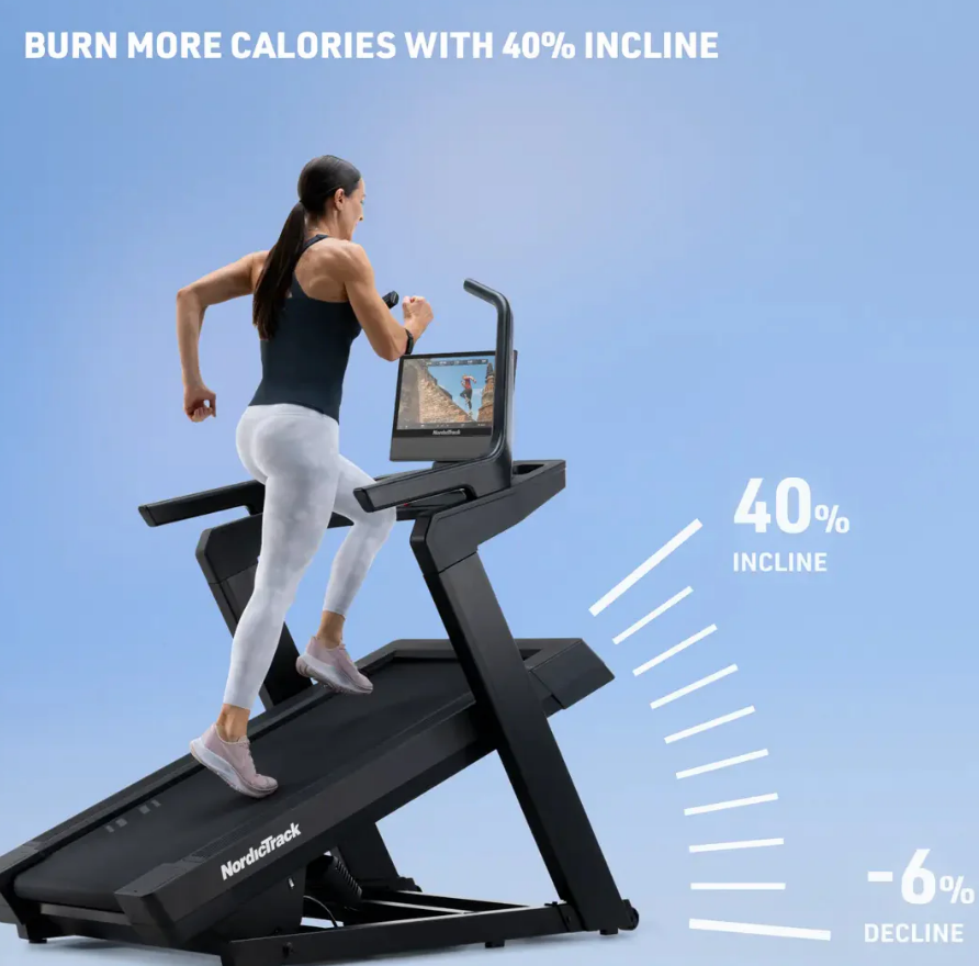 NordicTrack X16 Treadmill, 40% Incline