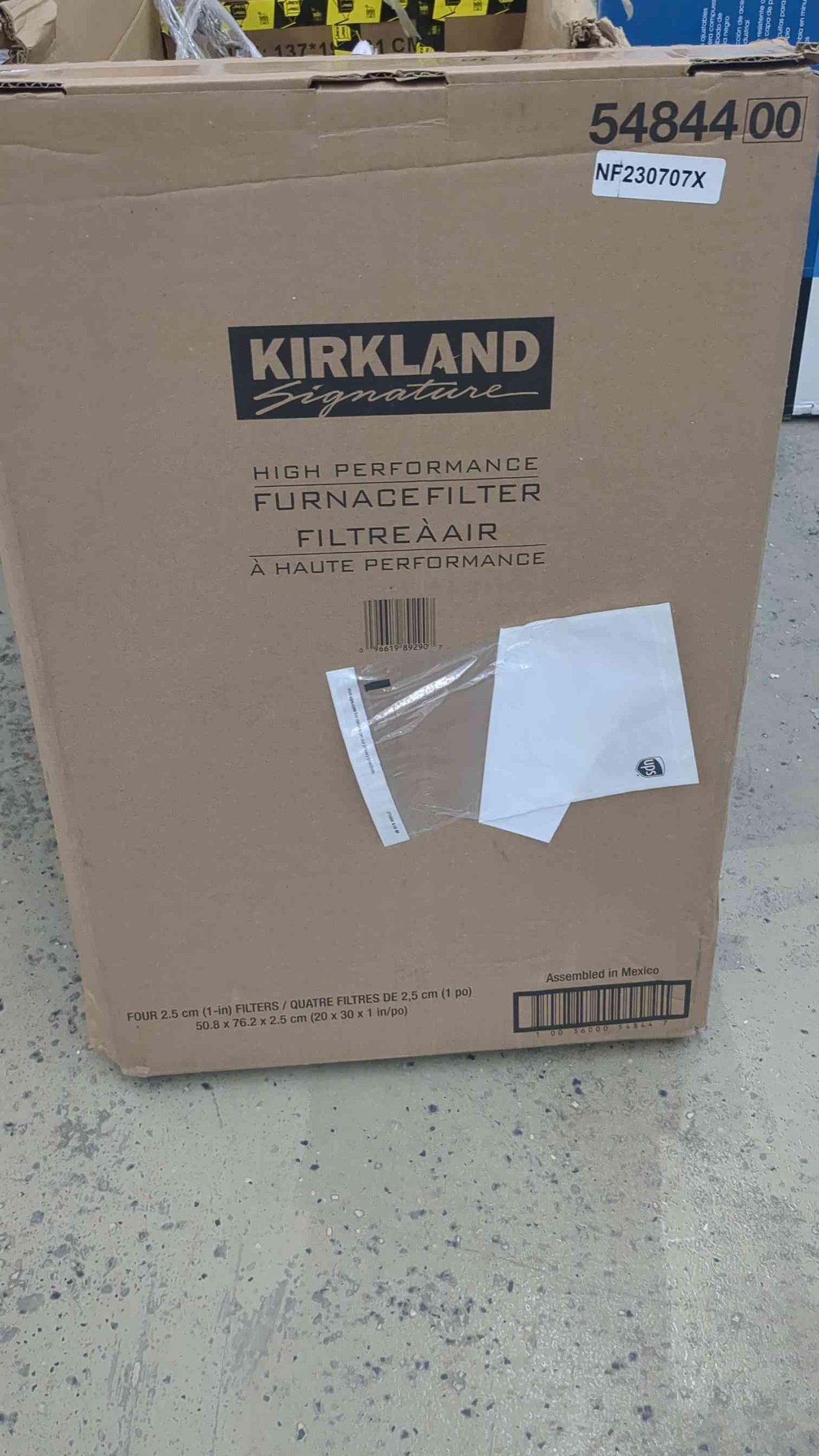 Kirkland Signature 2200 High Performance Furnace Filters, 4-pack (20x30x1)