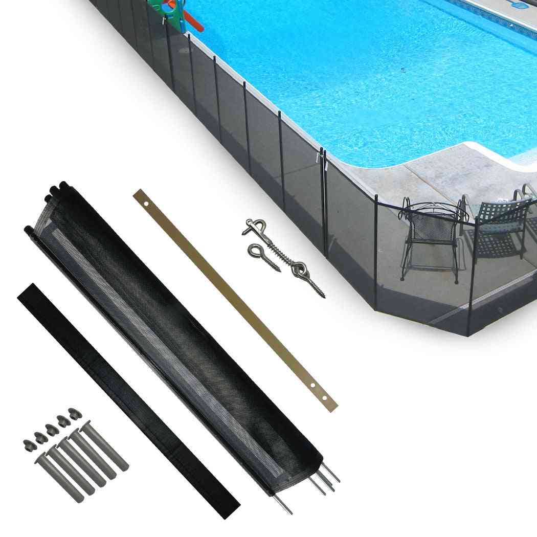 Pool Fence DIY Sections - Black Color - 4x12ft