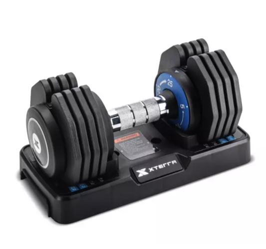 Xterra 25 Lb Adjustable Dumbbells Set of 2